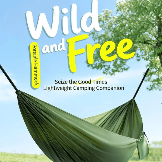 Camping Hammock Portable Lightweight Hammock with Storage Bag & Ropes