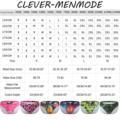 Men Swimming Trunks Sexy Low-waisted Briefs Bikini Summer Sport Beach Shorts Swimsuit Swimwear Bathing Suit Surfing Swim Briefs