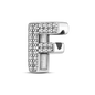 Fit Original Bangle Bracelet DIY A-Z Alphabet Charms Bead 925 Sterling Silver CZ Zircon LOVE Letter Dangle Pendant Jewelry Gift