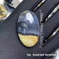 1pc UV Reactive Volcano Agate Palm Stone, Glowing Green Fluorescent Crystal Home Decor, Tabletop Display, Holiday Gift