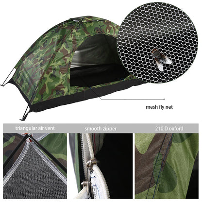 Camouflage Tent One Person Tent Outdoor Tent Outdoor Camouflage UV
