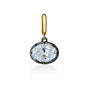Minimalist Women's Geometric White Zircon Necklace Thin Bead Chain Pendant Non-fading for Casual Wear Birthday Gift