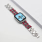 Apple Watch Woven-Accent Chain Bracelet Band