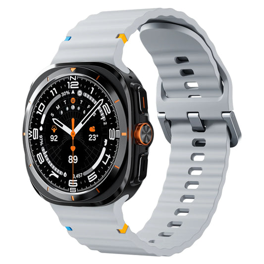 Original Strap for Samsung Galaxy Watch ultra strap 47mm Silicone Bracelet Galaxy Watch 5 pro/4/6 Classic/7 44mm 40mm 43 46 band