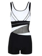 Women’s Solid One Piece Monokini Swimsuit