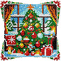 Latch Hook Rug Kit Pastel Embroidery Home decorations Pillow Case Set with Ergonomic Hook Tools