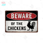 Wildlife Warning Signs Beware Of The Pig Snakes Metal Sign Animals Tin Plate Wild Forest Warning Plaque Retro Wall Stickers Sign
