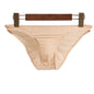 Sexy Men Bulge Pouch Briefs Underpants Panties Bikini Solid Color Transparent Briefs Underwear Pump Man Glossy Panties