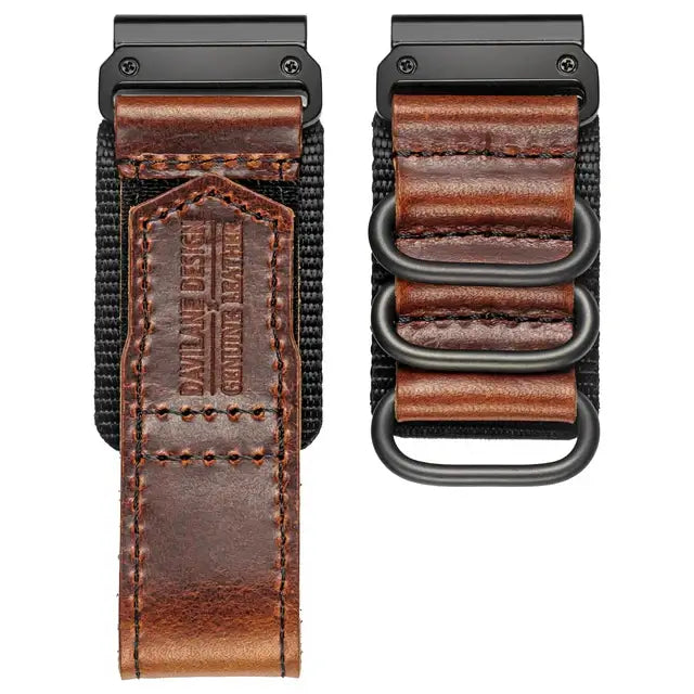 Garmin QuickFit 20/22/26mm Leather and Nylon Loop Band