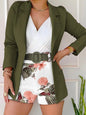 2 Pieces Women's Korean Fashion Set Spring Summer Casual Long Sleeve