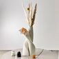 2 Piece Set of Special-Shaped Double Vase, Creative Dried Flower Vase
