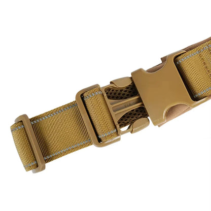 Tactical Anti-Pull Dog Harness - 1000D Nylon Adjustable for Large Dogs, Outdoor Training Vest with Handle & Reflective