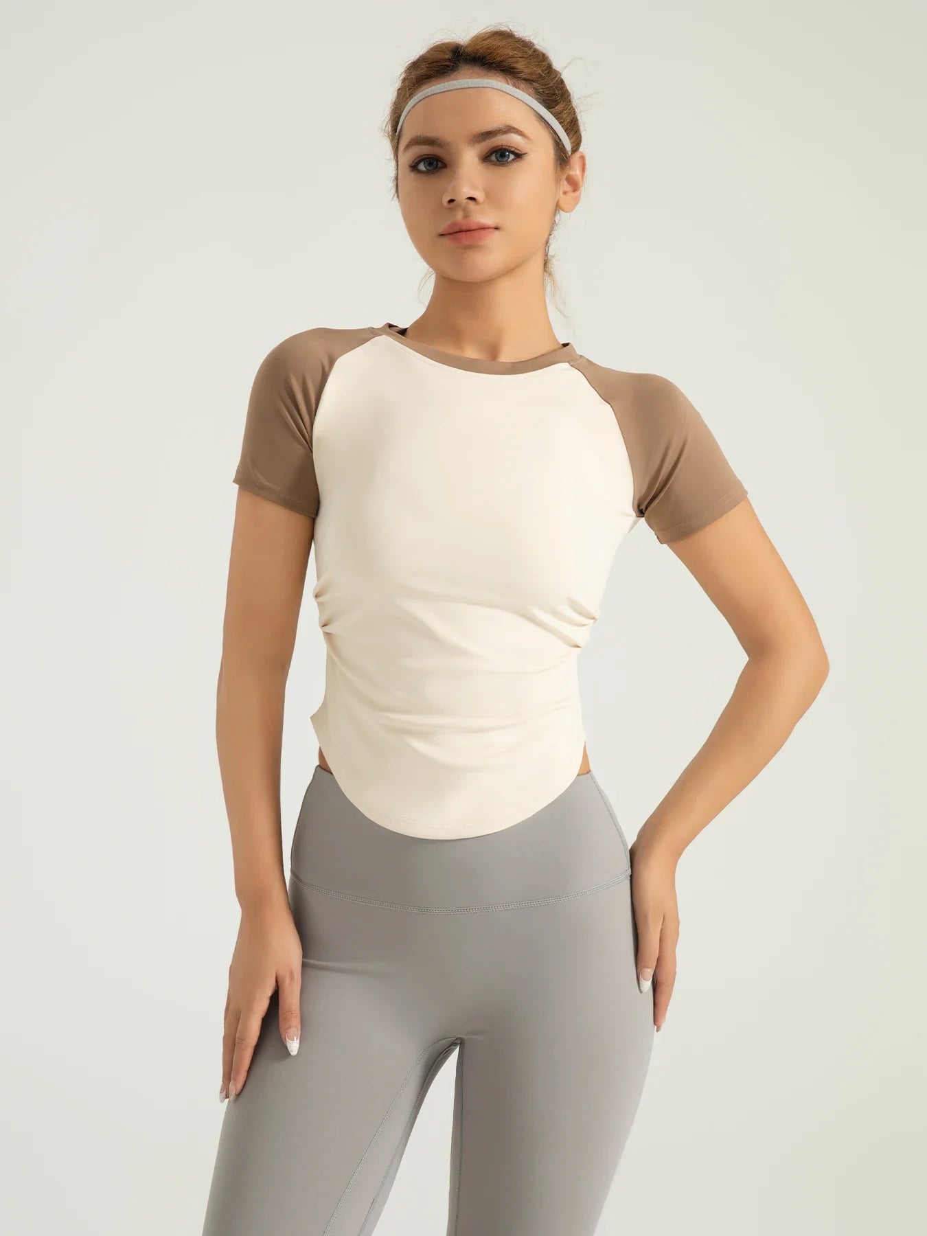 Women's Compression Fit Quick-Dry Yoga Running Tee
