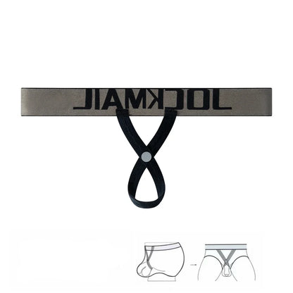 Mens Panties Cockring Thongs Sexy Penis Silicone O Ring Bondage Gay Underwear Buttocks Underpants Open Butt Lingerie