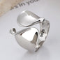 925 Sterling Silver Rings for Women Couple Minimalist Handmade Simple