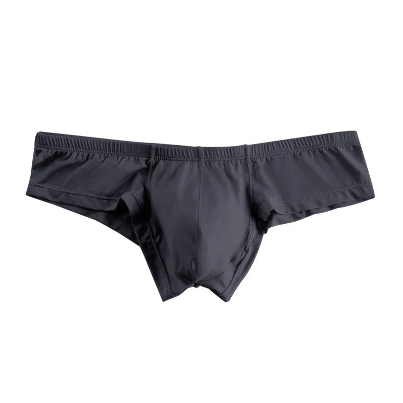 ADANNU Briefs Male Underwear Nine Solid Colors Insensitivity Skin-friendly Color With Zero Independent Codpiece Men Sport Short