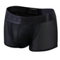 Fashion Fluorescent Color Men's Underwear Sporty Breathable Mesh Boxer Briefs Sexy Transparent Male Underpants Boxer Shorts