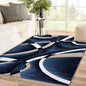 VIKAMA Modern Abstract Geometric Carpet Non-Slip and Easy to Clean Living Room Sofa Rug Office Bedroom Carpet Home Decoration