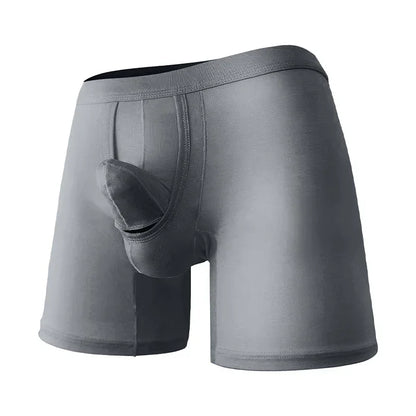 Men's Boxershorts Cotton Breathable Underwear Mid Long Boxers Trunks Comfortable Shorts