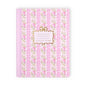 Strawberry Macaroon Wide Ruled Composition Notebook, 7.5 X 9.75 Inch Floral Cover For School Notes And Writing