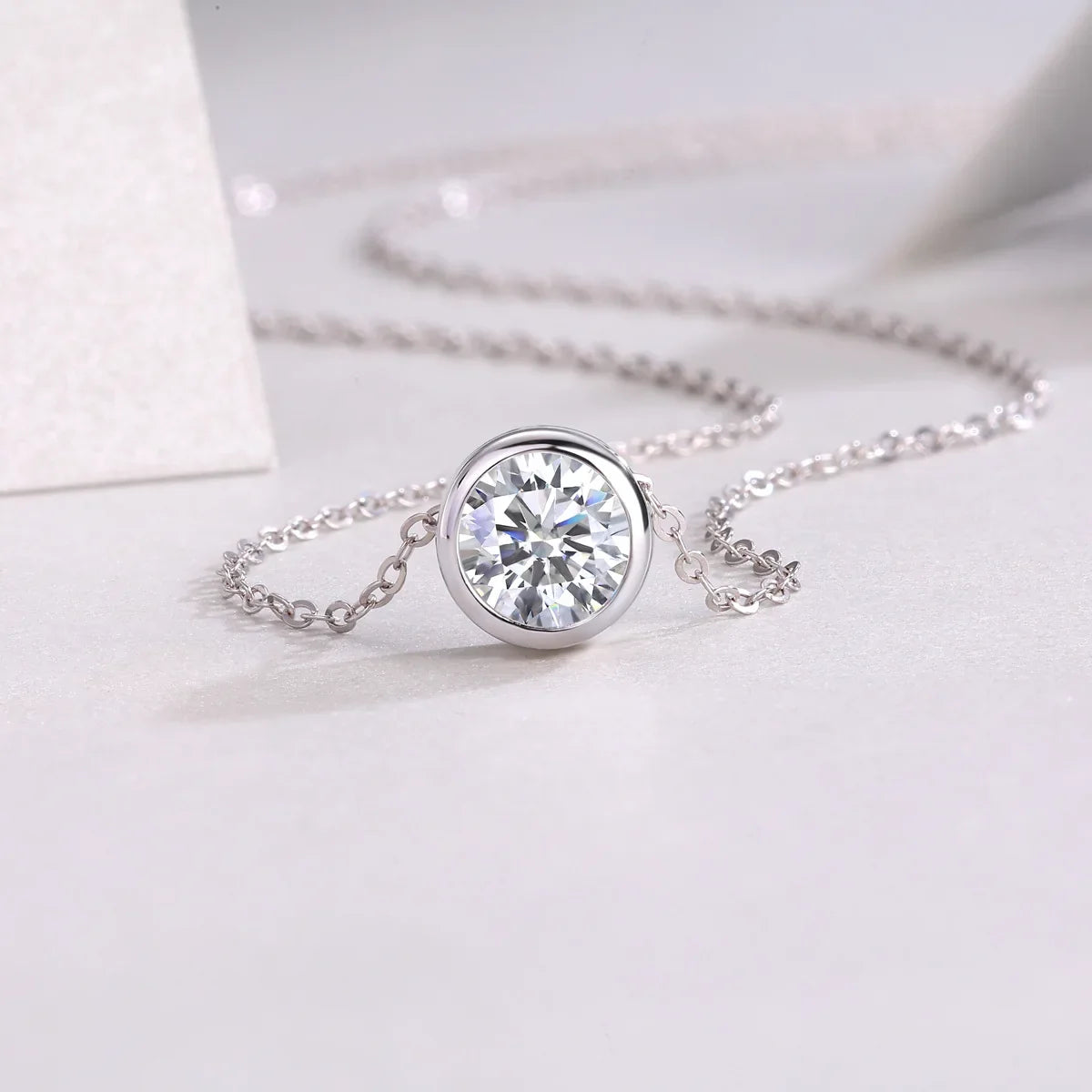 925 Silver Necklace Zircom for Women 18k Gold Plated Jewelry Pendant Birthday Party Gift Jewelry Sterling Silver