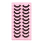 Simple Application Dramatic Russian 3D Mink Strip Lashes 10 Pairs Fake Eyelashes For Makeup Newbies & Vendors