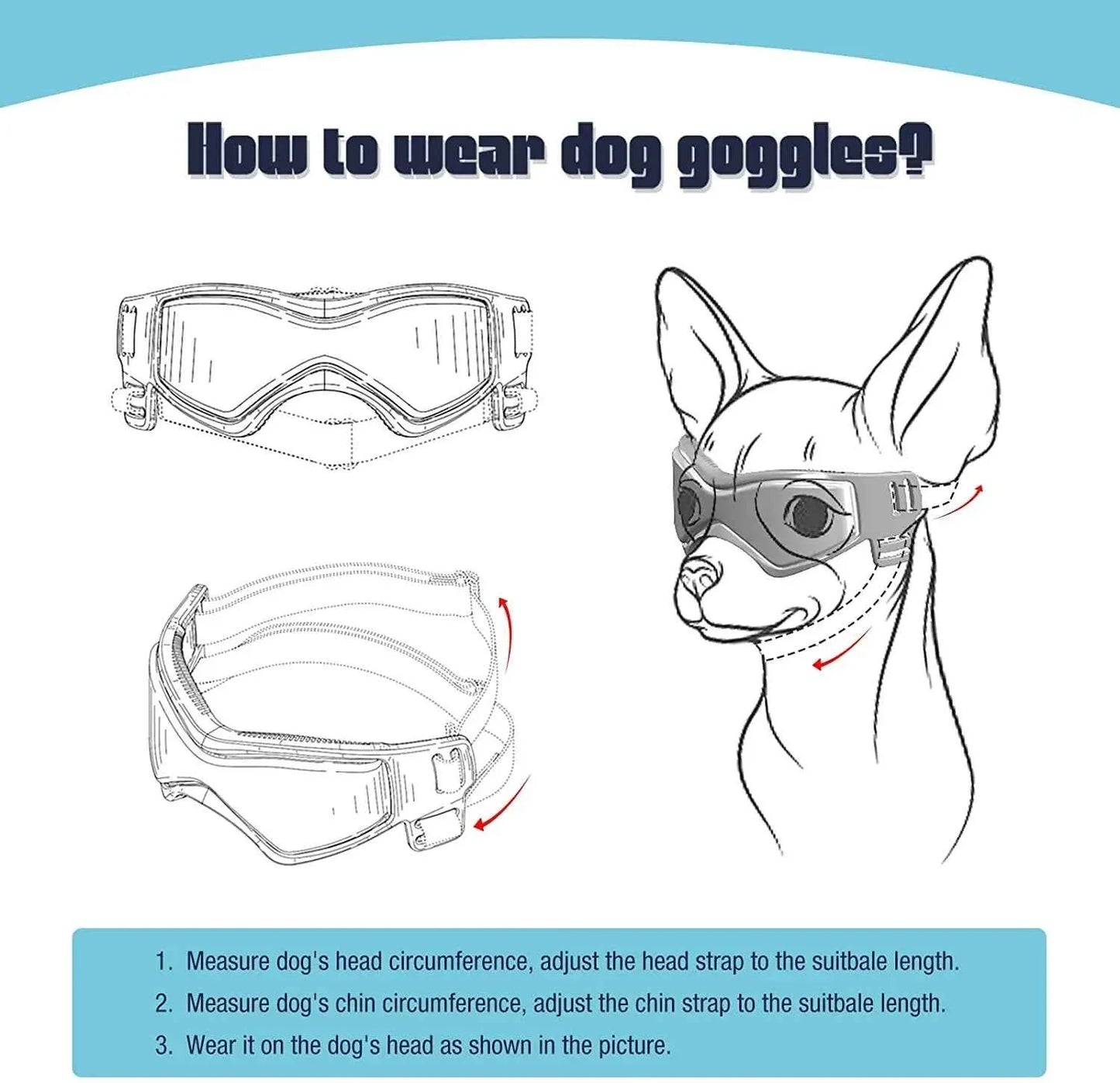 Pet UV Goggles: Cool Eyewear for Dogs & Cats