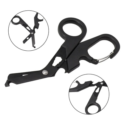 Survivor Shears: All-Black Multi-Use Rescue Tool