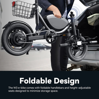 eBike Boys 715W Peak Folding Electric Bicycle - Fast & Powerful Ride