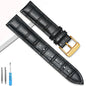 TicWatch Pro 5, Pro 3 & E3 Crocodile-Embossed Leather Buckle Band