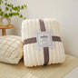 Ultra Soft Fleece Bed Throw Blankets for Lunch Rest Double Sided Warm Blanket Skin-Friendly Warm Conditioning Quilt Breathable