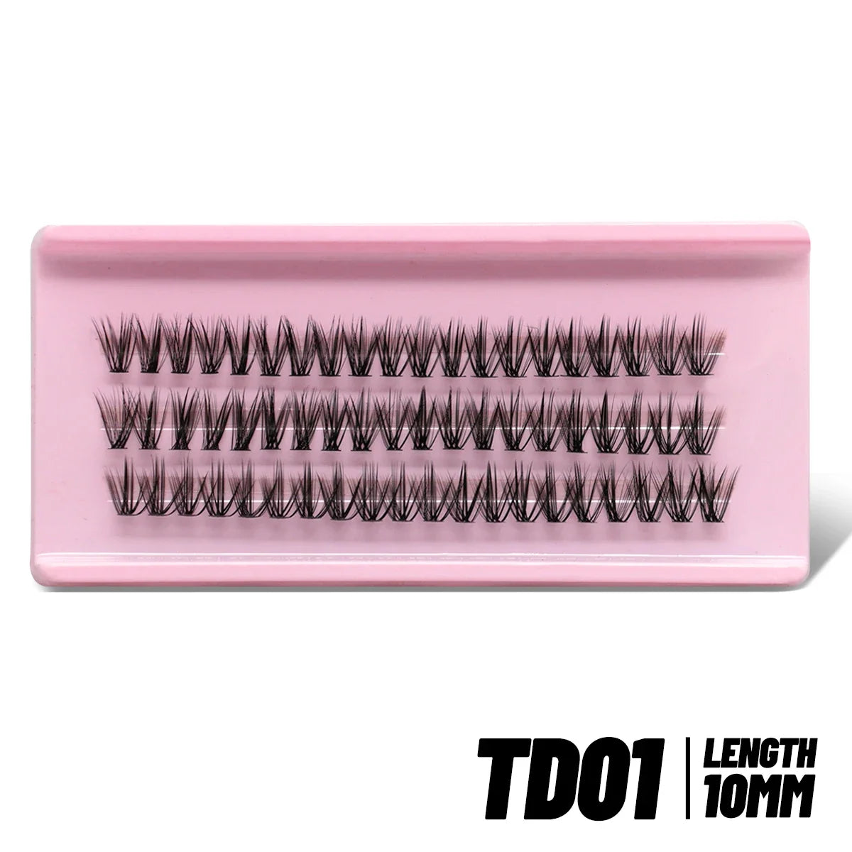 GROINNEYA Lash Clusters Wispy Eyelash Clusters Eyelash Extensions Natural Volume Lash Extensions DIY Individual Lashes Makeup