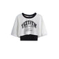 Summer New Korean Style Short Sleeved T-Shirt Top Ink Retro Printed