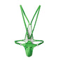 Men's Jockstrap Underwear Sexy Lingerie Harness Chest Bodysuit One-piece Jock with Removable Codpiece Big Bulge Adjustable Size.