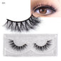 LEHUAMAO 5D Mink Hair False Eyelashes Wispy Cross Natural Mink Lashes Fluffy Eyelash Extension Tools Makeup Handmade Eye lashes