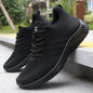 Men's Solid Lace-Up Casual Shoes, Lightweight Outdoor Sneakers Suitable for All-Season Training and Exercise, Lightweight, Breathable, Non-Slip, Ideal for Casual Walking Enthusiasts