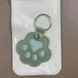 Dog Hair Collector Keychain Leather Pet Memorial Keepsake for Dogs and Cats, Fur Storage Pendant Charm Gift Keychain