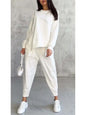 Autumn Winter Solid Color Casual Loose Irregular Long Sleeve Hoodie