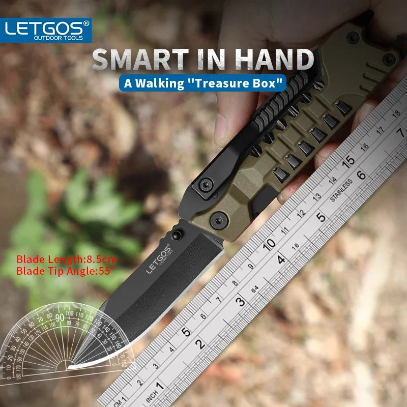 VersaEdge 22-in-1 Survival Knife: Ultimate Outdoor Tool