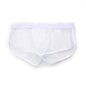 Sexy Man Boxers Transparent Mesh Underwear Men's Inner Pouch Panties Side Split See Through Boxer Shorts Boxershorts Underpants