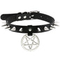 1pc Harajuku Gothic Spike Rivet Star Necklaces Collares Hip Hop Rock