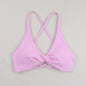 Sexy Slim Shoulder Straps Somfortable High Stretch Sports Underwear Gym Workout Breathable Detachable Yoga Bra