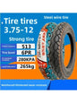 3.75-12 CST electric tricycle 3.75-12 tire Electric Bicycle Tires motorcycle Electric Cycle Tyre For E-BIKE 6pr Motorcycle Parts