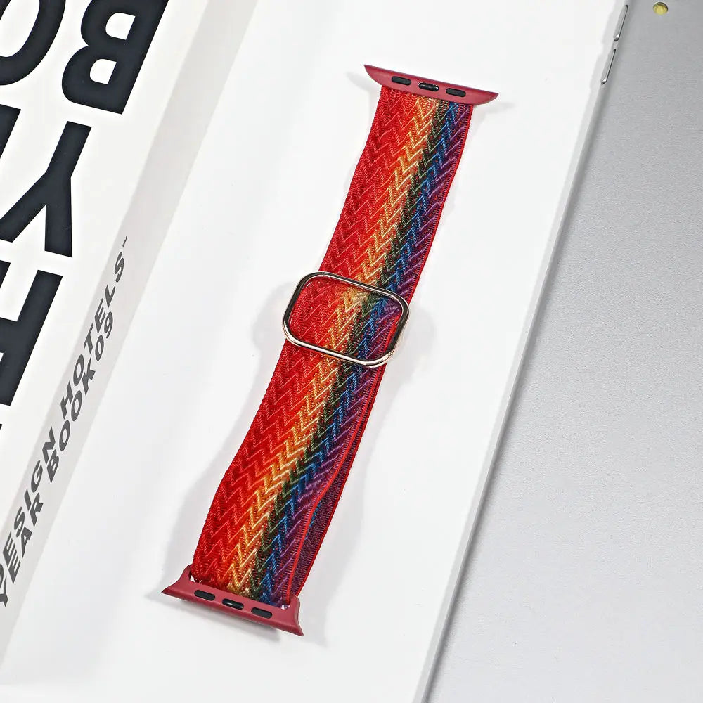 Apple Watch Stretch Nylon Loop Band, Solid & Patterned