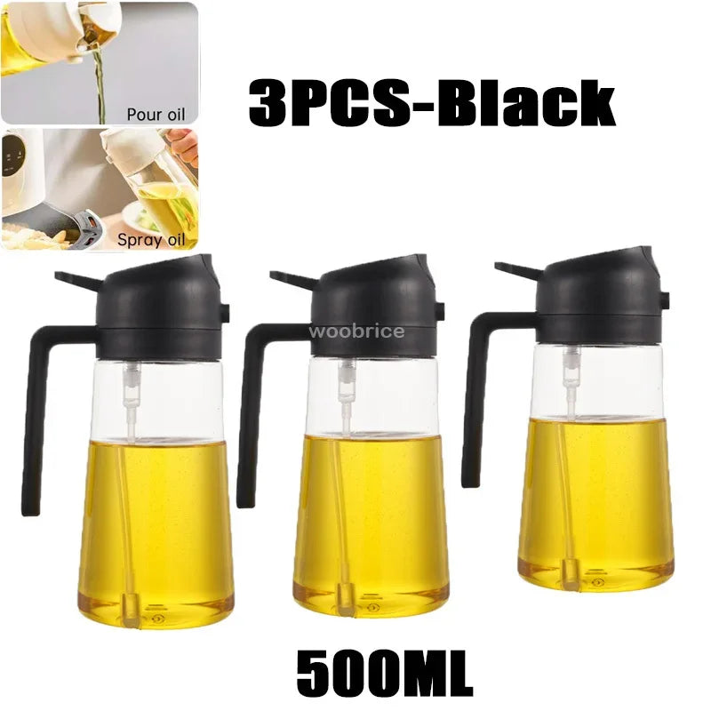 2in1 Kitchen Spray Oil Dispenser Oil Sprayer Polisher or Only Brush