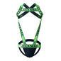 Men's Jockstrap Underwear Bodysuit Suspender Jumpsuits Sexy Lingerie Men Harness Hollow Out Bondage Elastic Hole Erotic Costume