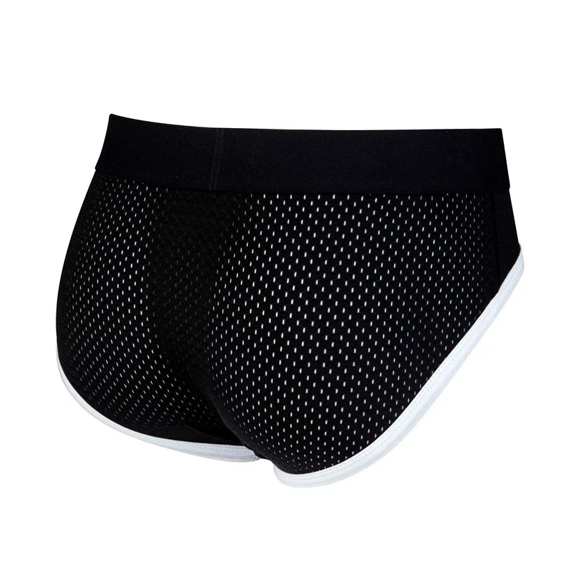 U Convex Sexy Man's Underwear Briefs Underpants Comfortable Men's Briefs Bikini Gay Underwear Men's Briefs Nylon Ice Silk JM311
