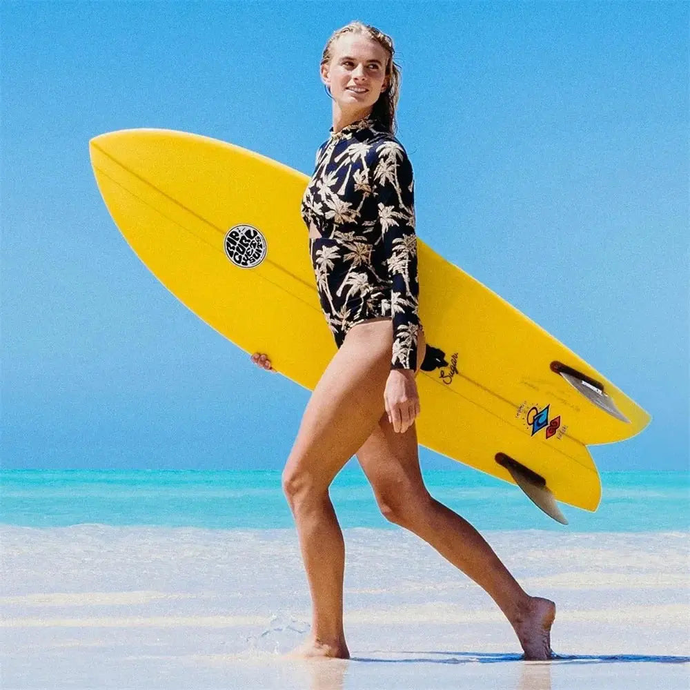 Accessories Sexikinis Swim One Piece Women's Long Sleeve Swimsuit Beach & Pool Coverage Quick Dry