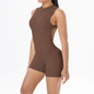 Women's Scrunch Gym Suit with Zipper