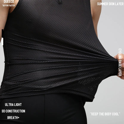DUEECO Cycling Base Layer Cycling Jersey Cycling Vest MTB Bike Bicycle Vest Mesh Underwear Riding Vest